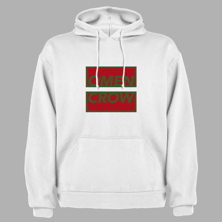 Omen Crow White Hoodie