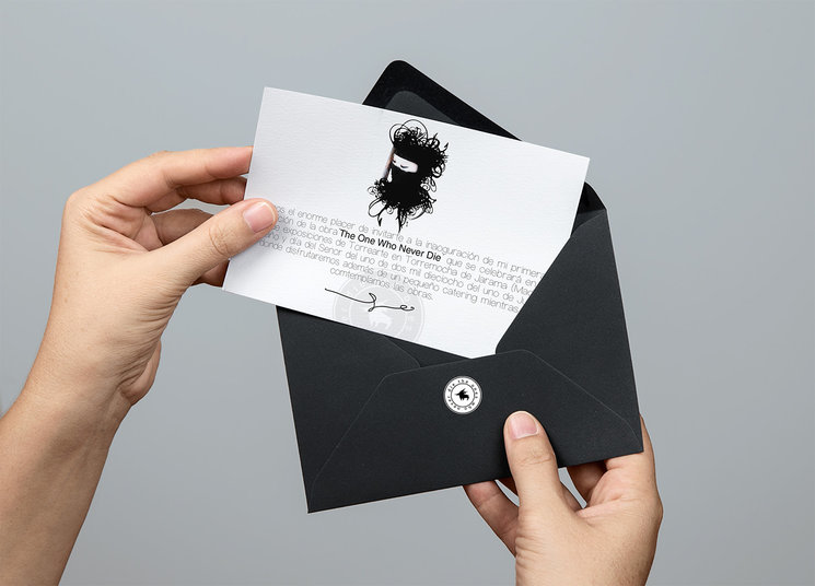 Invitación para acudir a la inauguración de la obra.