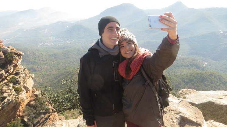 Subir la montaña es el pasatiempo de Pablo y Mariana