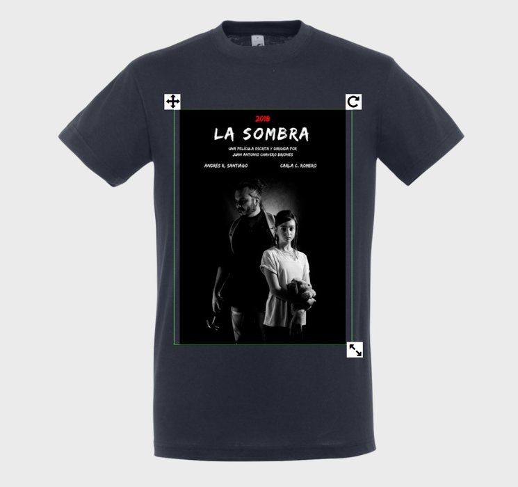 Diseño previo de la camiseta.