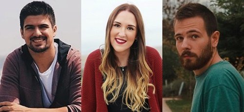 Cristian Silva, Miriam Vargas, Manuel Villanueva