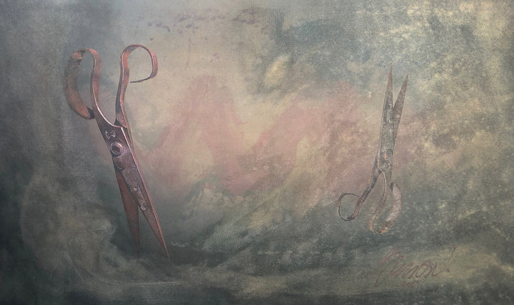 "SOBERBIA" 162X97cm. Técnica mixta/tela. 2018