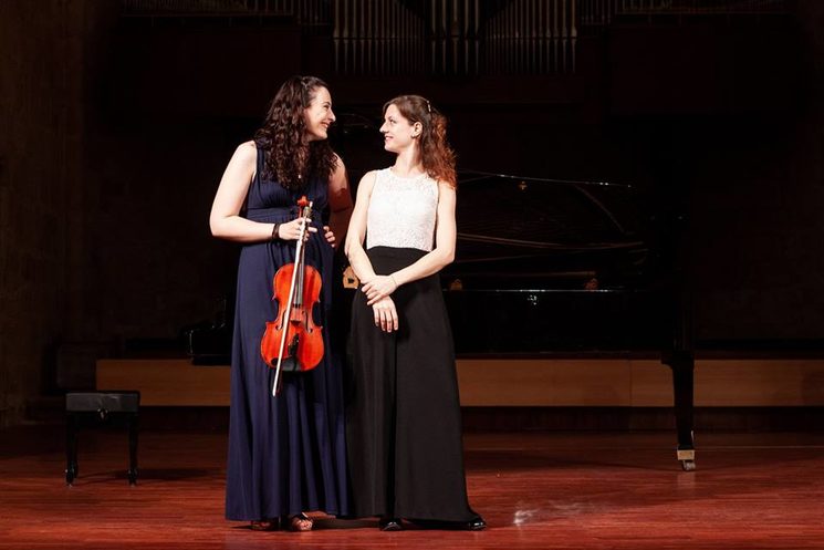 Zaphyre Duo, Sara Martínez (viola) y Lucia Brighenti (piano)