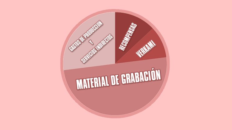 Repartición orientativa del presupuesto.