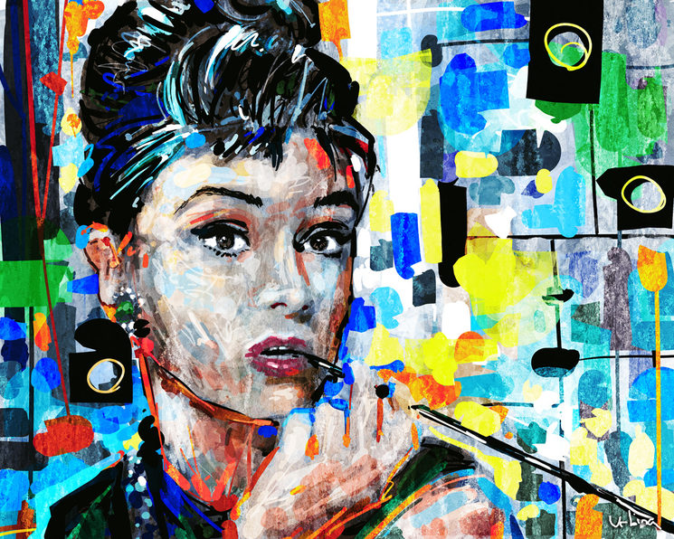 Retrato Audrey