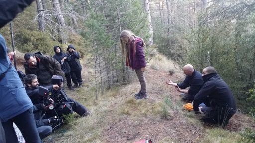 La pequeña actriz, de 9 años, encarna a la perfección el papel de LUCÏA, ayudada por la coach, Laura Giberga, y el director, Juan Pato