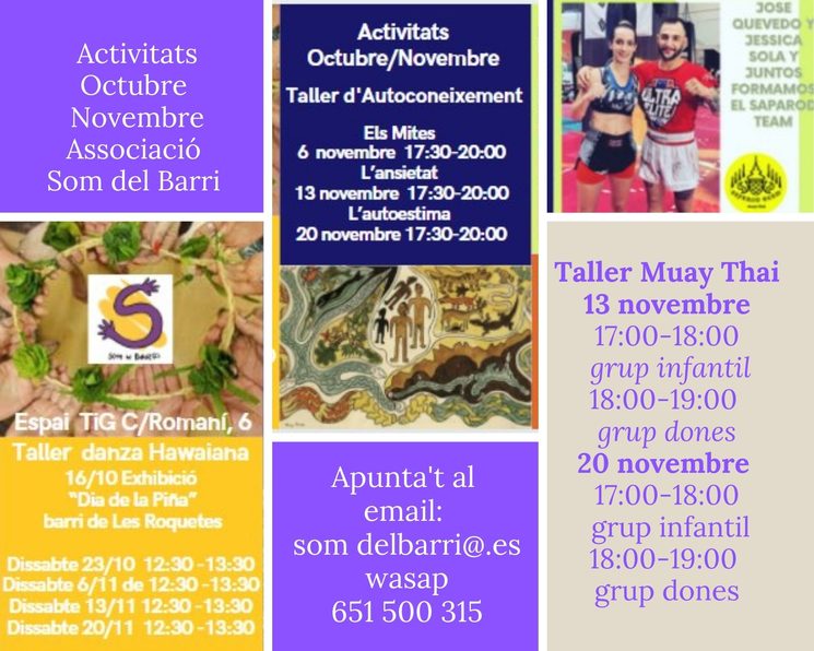 Activitats octubre novembre