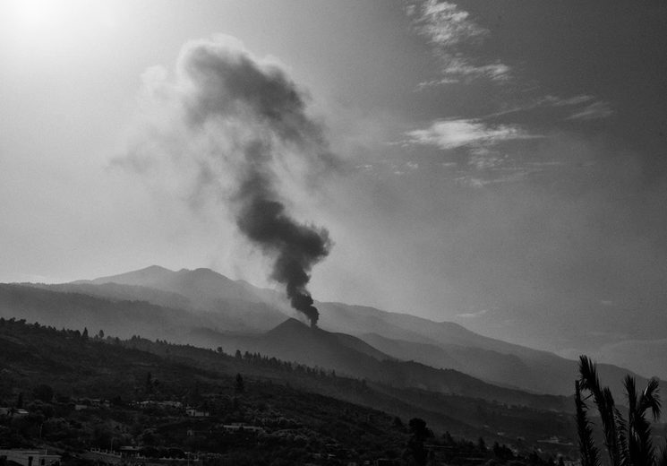 El volcán desde el Mirador de Tajuya