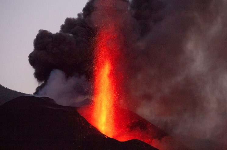 El volcán sin nombre de La Palma