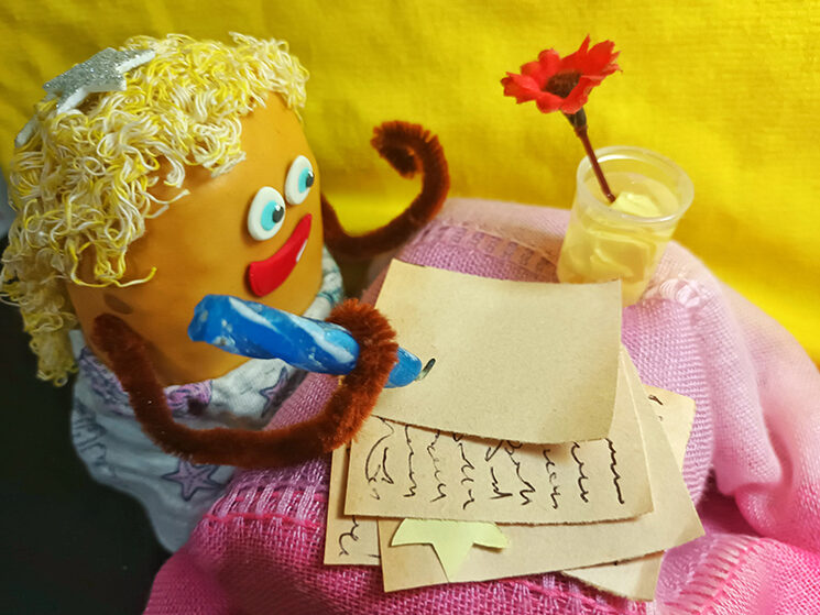 “¿Quieres ver la luna conmigo? Me gustaría mostrarte lo que yo veo.” Lola.
