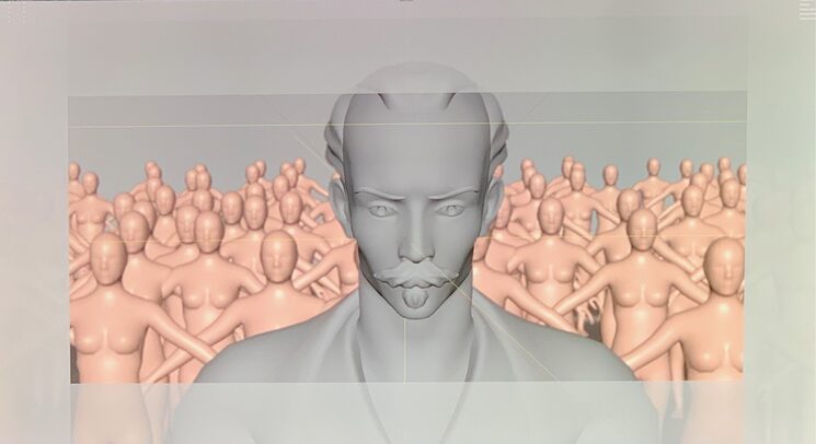Imagen de la animática (Maqueta utilizada en pre-producción 
