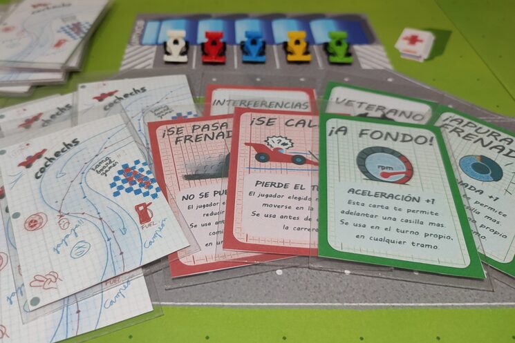 Ejemplos de cartas de juego.