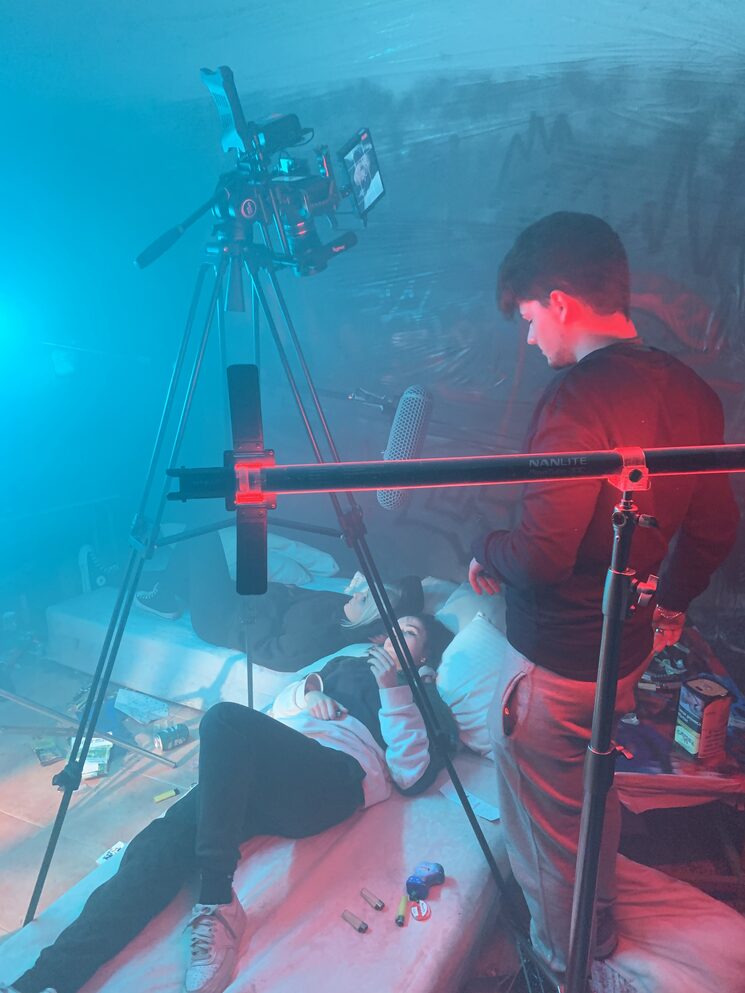 Noah como director en el corto producido por Apasiónate Archivo 73 