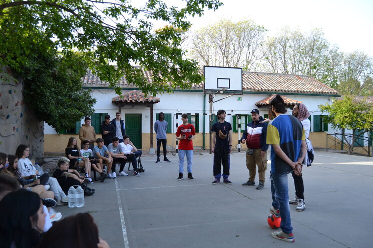 Evento de Freestyle en el centro joven 