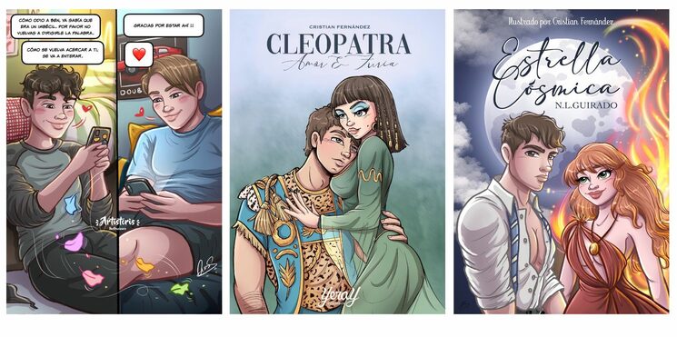 Ilustraciones y portadas.