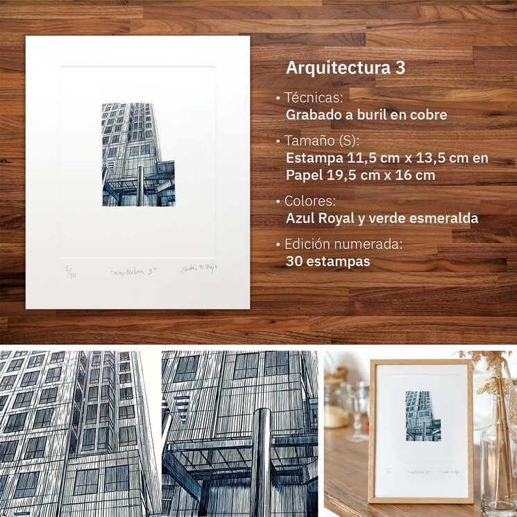Buril «Arquitectura 3»