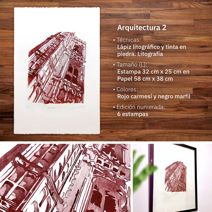 Litografía «Arquitectura 2»