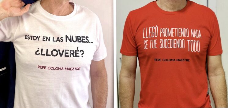 Camiseta unisex Poema 5 / Camiseta unisex Poema 3