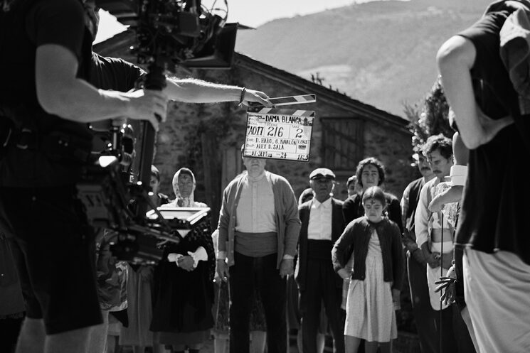 Moment del rodatge a Auvinyà <br/>
(Foto: Nereis Farrer)<br/>
