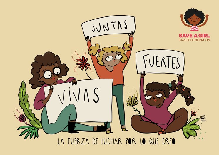 Ilustración de Sara Fratini do calendario solidario (non será unha das ilustracións do conto)