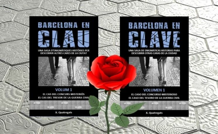 Per Sant Jordi, un llibre i una rosa. Regala BARCELONA EN CLAU.