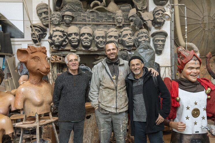 Visita al Taller de Pol Aumedes en Granollers.
