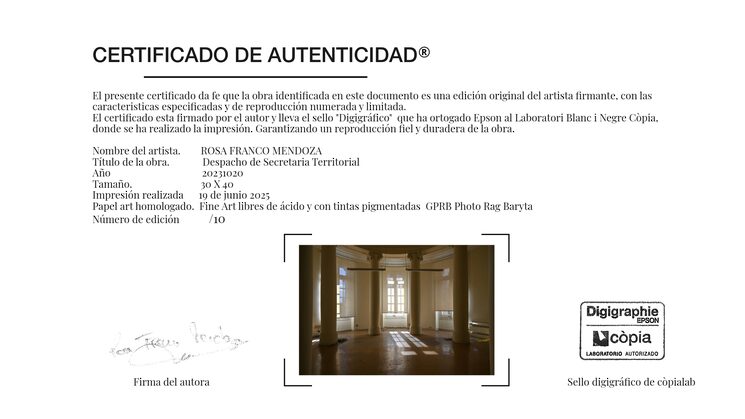 Territorial secretary`s office