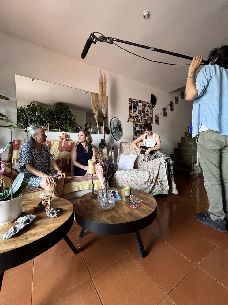 Rodaje 5 de Julio, en casa de Guillermina