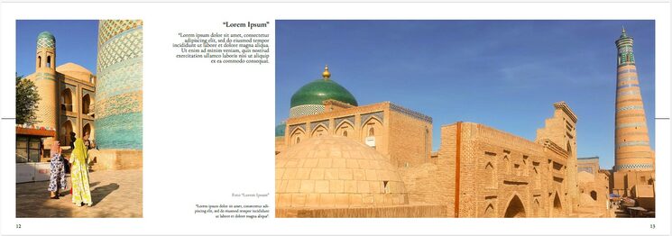 Página de fotografías en Khiva (MIRADAS)