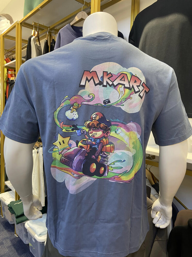 Camiseta por detrás
