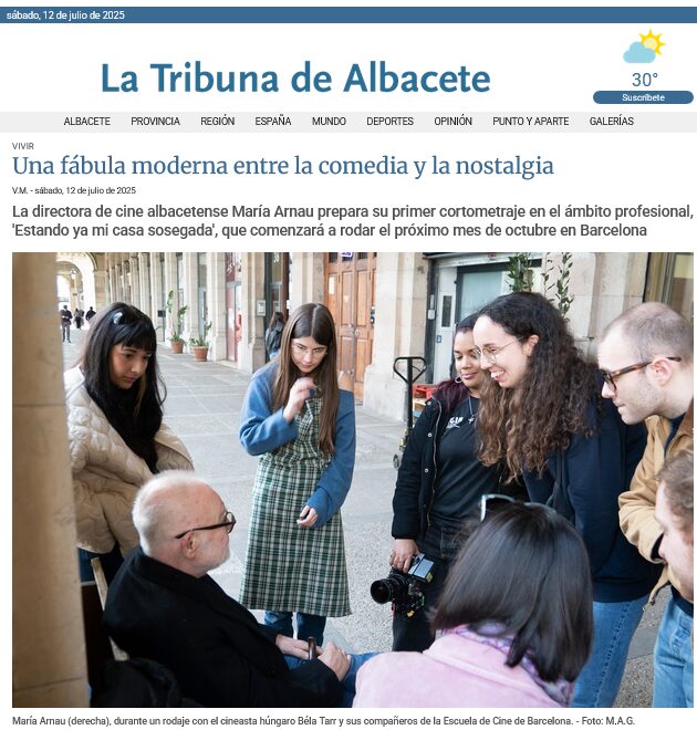 Titular publicado hoy en "La Tribuna de Albacete".