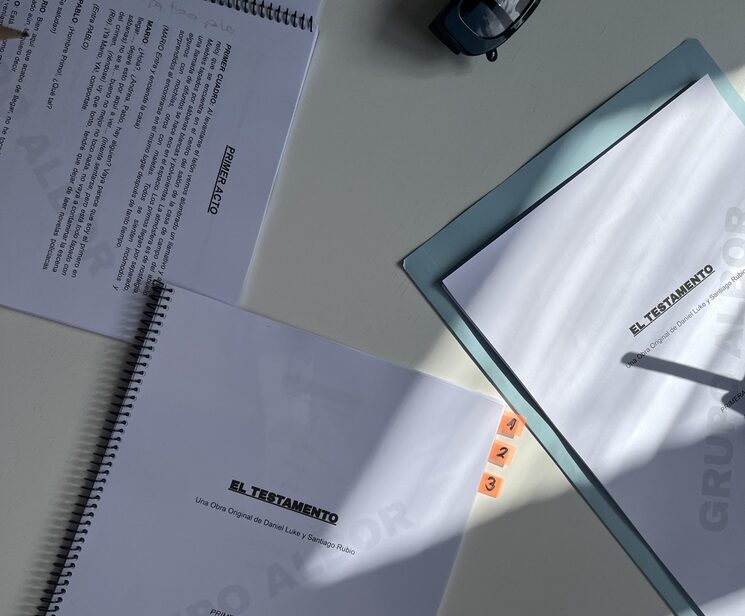 EL TESTAMENTO una obra original de Daniel Luke y Santiago Rubio.