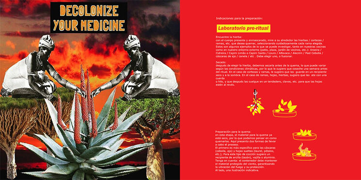 Ilustración de Black Rainbow / Manual de Mandinga de Rastros de Diógenes 