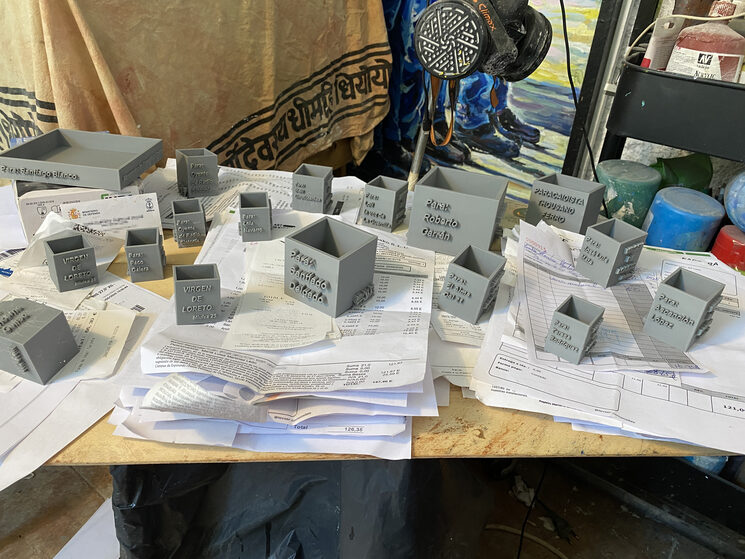 Personalizando y repasando cada uno de los pedestales