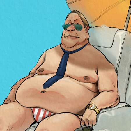 HOMBRE GORDO DEL SILLÓN