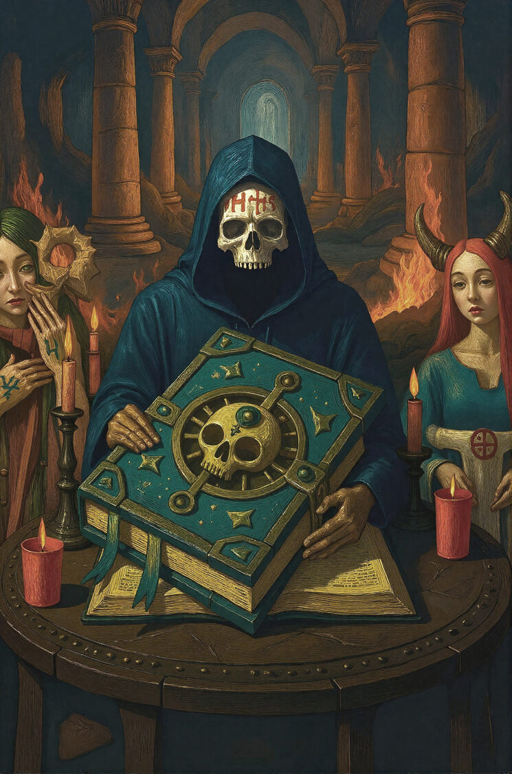 Un grimorio o libro de magia legendario atribuido a San Cipriano de Antioquía, un mago pagano convertido al cristianismo. Se cree que contiene poderosos hechizos, invocaciones, instrucciones para encontrar tesoros ocultos y pactos con entidades sobrenaturales. Aunque existen múltiples versiones impresas (muchas apócrifas y posteriores), la leyenda habla de un original de inmenso poder, a menudo asociado con la Cueva de Salamanca.