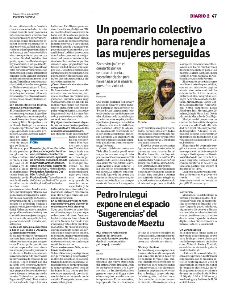 La noticia, en Diario de Navarra