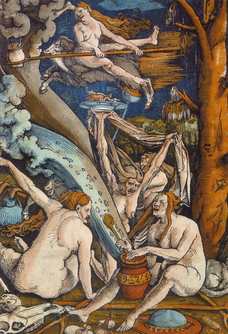 Las brujas, de Baldung.
