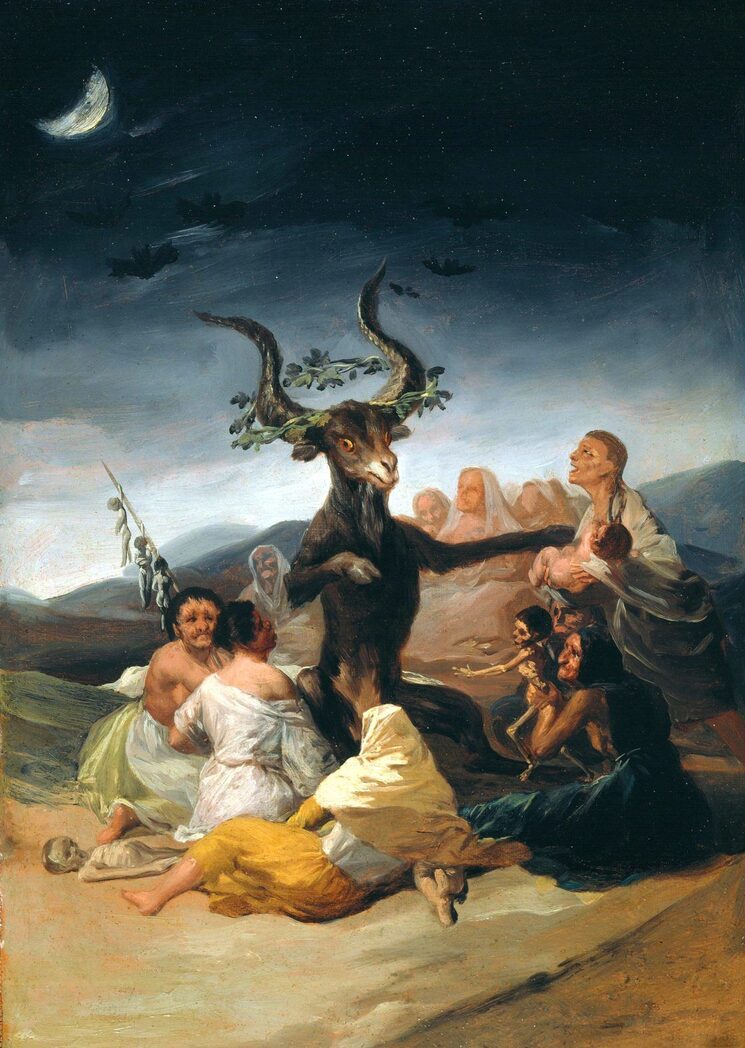 El aquellarre, de Goya.