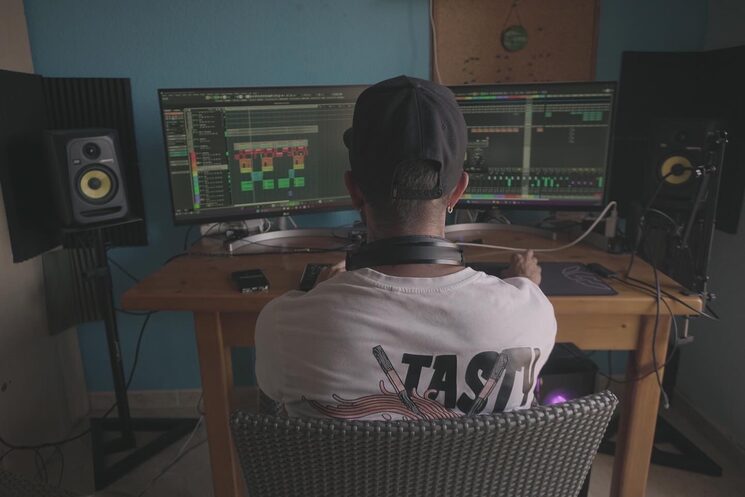 En el estudio 