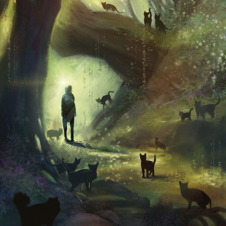 Ilustración interior de Relatos oníricos de Randolph Carter, por Daniel Jimbert
