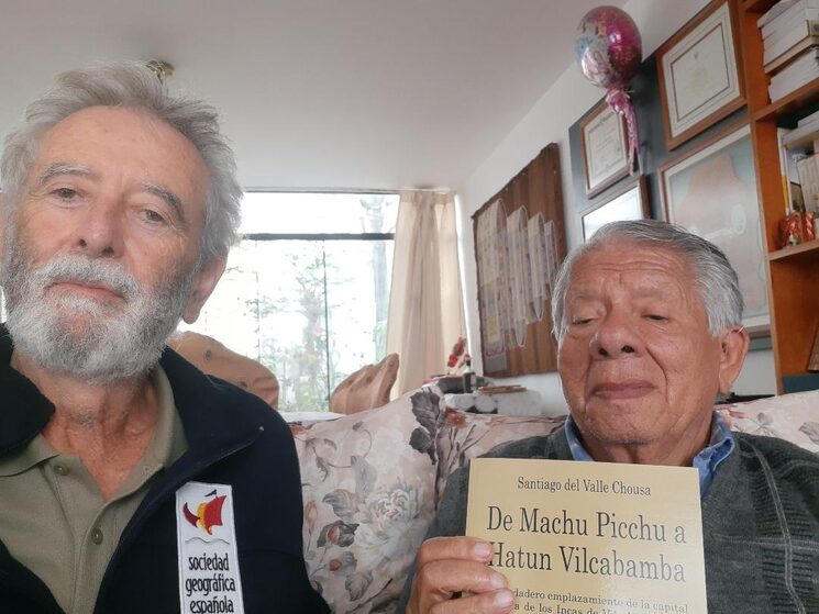 Tras los pasos de Topete, explorador pionero en Vilcabamba, en Lima con el profesor Lorenzo Huertas Vallejo