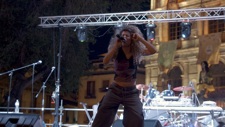 Aisha Ruah en el concierto de Toledo