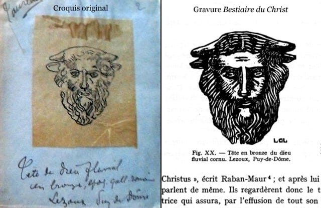 Grabado Le Bestiaire du Chist