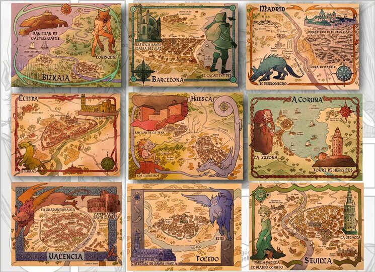 Pack de mapas de Irina Hirondelle.