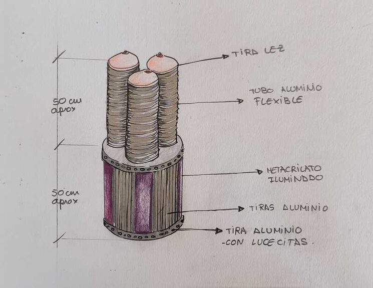 BOCETO PARA LOS PULSADORES DE LA FINAL