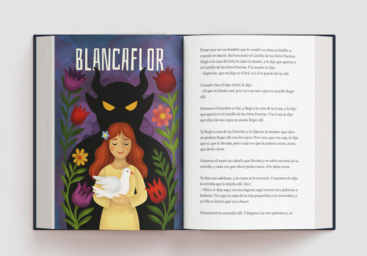 Libro de cuentos - Interior - Blancaflor