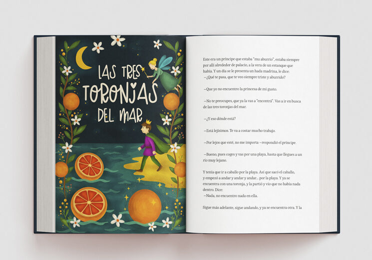 Libro de cuentos - Interior - Las tres toronjas del mar