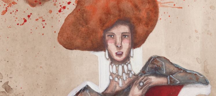 Detalle de una ilustración de Sergio Arranz para esta edición de El Vampiro