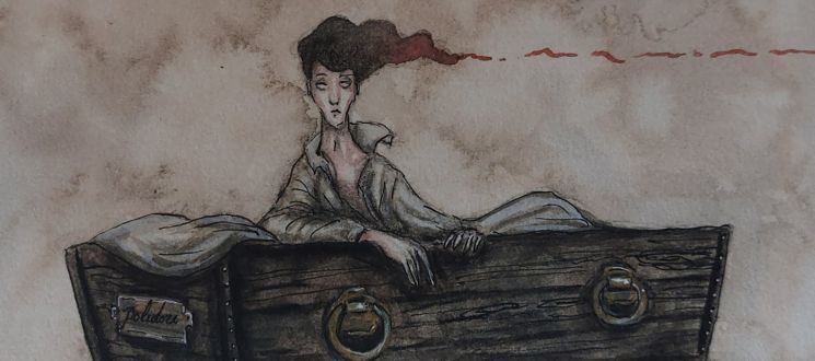Print, ilustración no incluida en el libro. Edición limitada a 50 copias en papel de alta calidad, numeradas y firmadas por el ilustrador